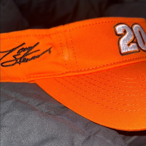 Joe Gibbs Racing Orange Visor NASCAR - Picture 5 of 9